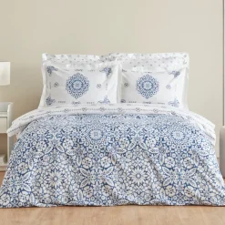 Home Ida 100% Turkish Cotton Duvet Cover Set, Double, Fuchsia Duvet Cover Sets