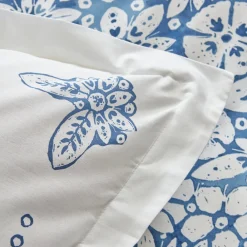 Home Ida 100% Turkish Cotton Duvet Cover Set, Double, Fuchsia Duvet Cover Sets