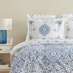 Home Ida 100% Turkish Cotton Duvet Cover Set, Double, Fuchsia Duvet Cover Sets