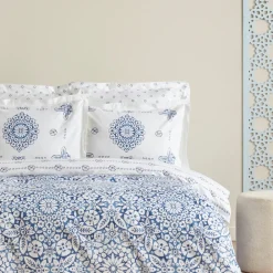 Home Ida 100% Turkish Cotton Duvet Cover Set, Double, Fuchsia Duvet Cover Sets