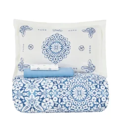 Home Ida 100% Turkish Cotton Duvet Cover Set, Double, Fuchsia Duvet Cover Sets