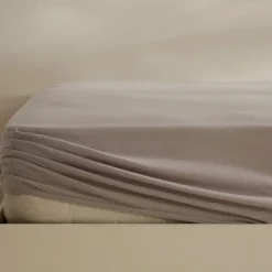 Online Home Jersey 100% Turkish Cotton Fitted Sheet, 120x200+30cm, Bed Sheets