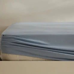 Clearance Home Jersey 100% Turkish Cotton Fitted Sheet, 140x200+30cm, Bed Sheets