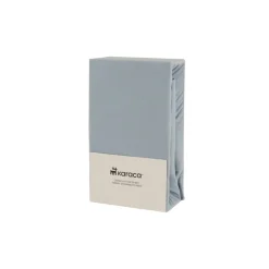 Online Home Jersey 100% Turkish Cotton Fitted Sheet, 160x200+30cm, Bed Sheets