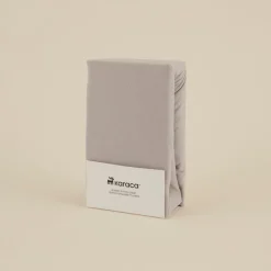 Best Home Jersey 100% Turkish Cotton Fitted Sheet, 100x200+30cm, Bed Sheets