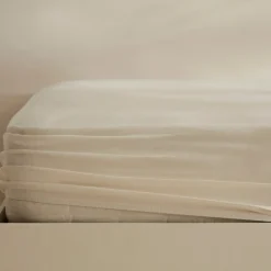 Best Home Jersey 100% Turkish Cotton Fitted Sheet, 200x200+30cm, Bed Sheets