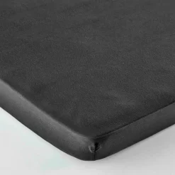 Discount Home Jersey 100% Turkish Cotton Fitted Sheet, King, Anthracite Bed Sheets