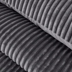 Outlet Home Joena Soft Bedspread Set, Single, Grey Bedspreads