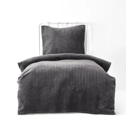Outlet Home Joena Soft Bedspread Set, Single, Grey Bedspreads