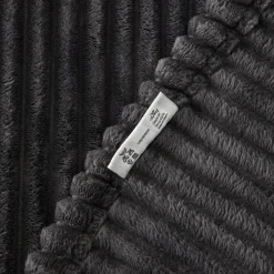 New Home Joena Soft Bedspread Set, Double, Black Bedspreads