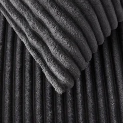 New Home Joena Soft Bedspread Set, Double, Black Bedspreads