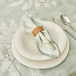 Home Juno 2-Piece Napkin, 40cmx40cm, Mint Paper Napkins