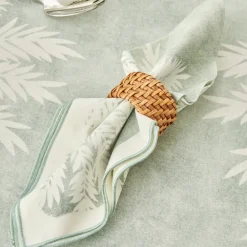 Home Juno 2-Piece Napkin, 40cmx40cm, Mint Paper Napkins