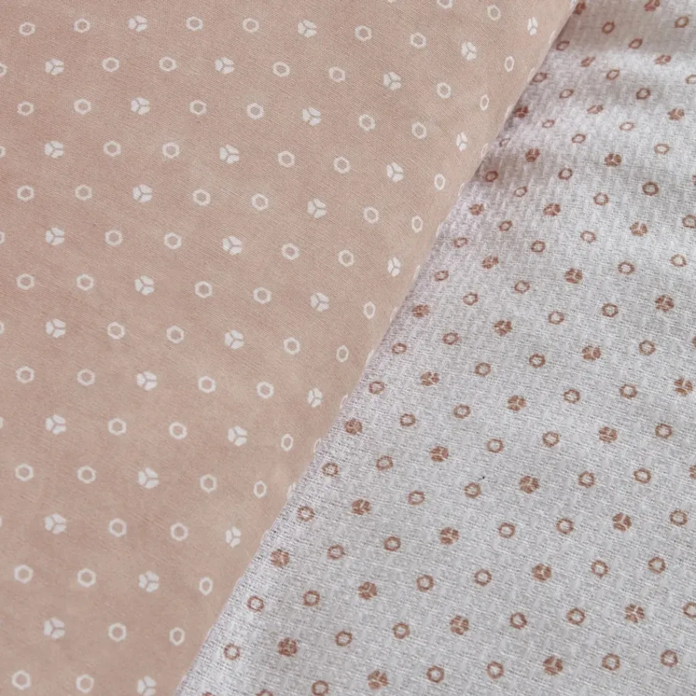 Online Home Keira Summer 100% Turkish Cotton Duvet Cover Set with Bed Sheet, Double, Salmon Duvet Cover Sets