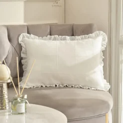 Discount Home Lalisa Filled Cushion, 35X50cm, White Cushions