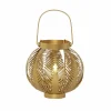 Home Leaf Lantern, 20cmx19cm, Gold Ornaments