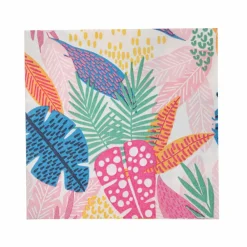 Discount Home Leaf 20-Piece Paper Napkin, 33cmx33cm, Multi Paper Napkins