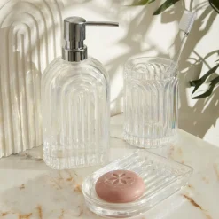 Hot Lenna 3-Piece Bathroom Accessory Set, Bath Accessories