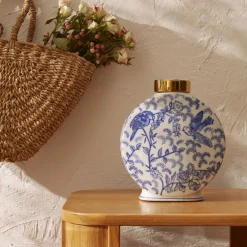 Home Lisbon Pol Decorative Jar, 23cm, Multi Ornaments