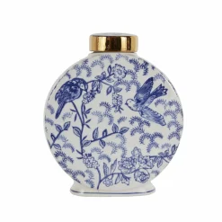 Home Lisbon Pol Decorative Jar, 23cm, Multi Ornaments