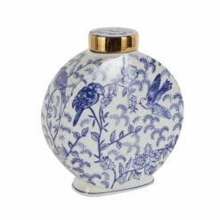 Home Lisbon Pol Decorative Jar, 23cm, Multi Ornaments