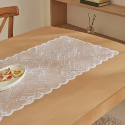 Outlet Home Luana Runner, 40x150cm, White Tablecloths