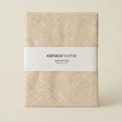 Home Luana Tablecloth, 145x220cm, Beige Tablecloths