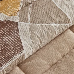 Outlet Home Lydia Bedding Set, Double, Beige Bedding Sets|Duvet Cover Sets