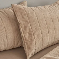 Outlet Home Lydia Bedding Set, Double, Beige Bedding Sets|Duvet Cover Sets