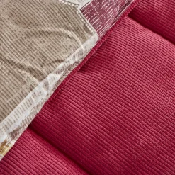 Discount Home Lydia Bedding Set, Double, Burgundy Bedding Sets