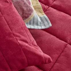 Discount Home Lydia Bedding Set, Double, Burgundy Bedding Sets
