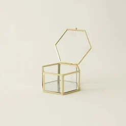 Discount Home Magic Hexagonal Decorative Box, 12cm, Ornaments