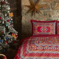 Best Home Mihver Pano 100% Turkish Cotton Duvet Cover Set with Bed Sheet, Double, Multi Duvet Cover Sets