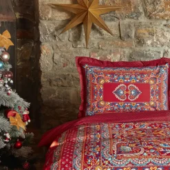 Best Home Mihver Pano 100% Turkish Cotton Duvet Cover Set with Bed Sheet, Double, Multi Duvet Cover Sets