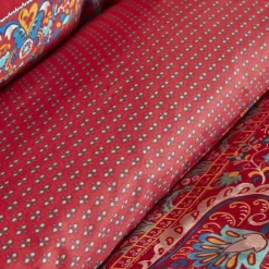 Best Home Mihver Pano 100% Turkish Cotton Duvet Cover Set with Bed Sheet, Double, Multi Duvet Cover Sets