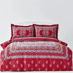 Best Home Mihver Pano 100% Turkish Cotton Duvet Cover Set with Bed Sheet, Double, Multi Duvet Cover Sets