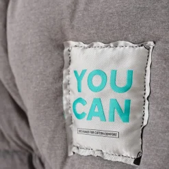 New Home Motto Cotton Comfort Bedding Set, Double, Grey Bedding Sets