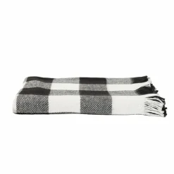 Discount Home Mountain Blanket, 130cmx170cm, White Black Throws & Blankets