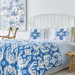 Discount Home Neos 100% Turkish Cotton Duvet Cover Set with Bed Sheet, Double, Multi Duvet Cover Sets