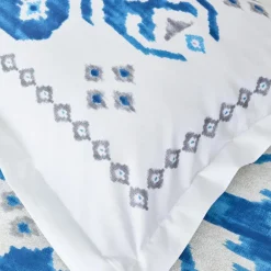 Discount Home Neos 100% Turkish Cotton Duvet Cover Set with Bed Sheet, Double, Multi Duvet Cover Sets