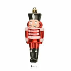 Hot Home New Year Christmas Nutcracker Tree Decoration Set, 2 Piece, Multi Ornaments