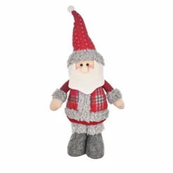 Hot Home New Year Christmas Standing Santa Plush Toy Decoration, 44cm, Multi Ornaments