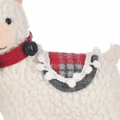 Discount Home New Year Christmas Alpaca Plush Toy Decoration, 28cm, Multi Ornaments