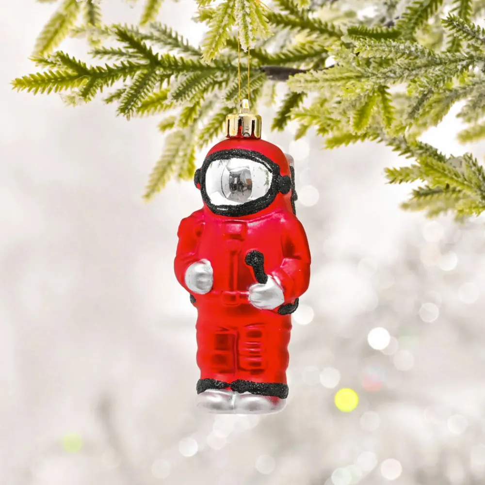 Hot Home New Year Christmas Astronaut Tree Decoration, 10cm, Multi Ornaments