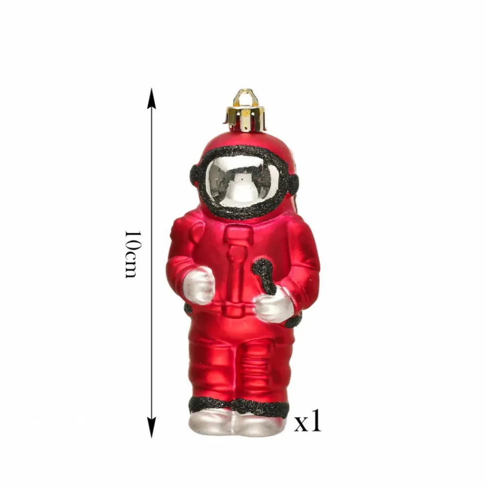 Hot Home New Year Christmas Astronaut Tree Decoration, 10cm, Multi Ornaments