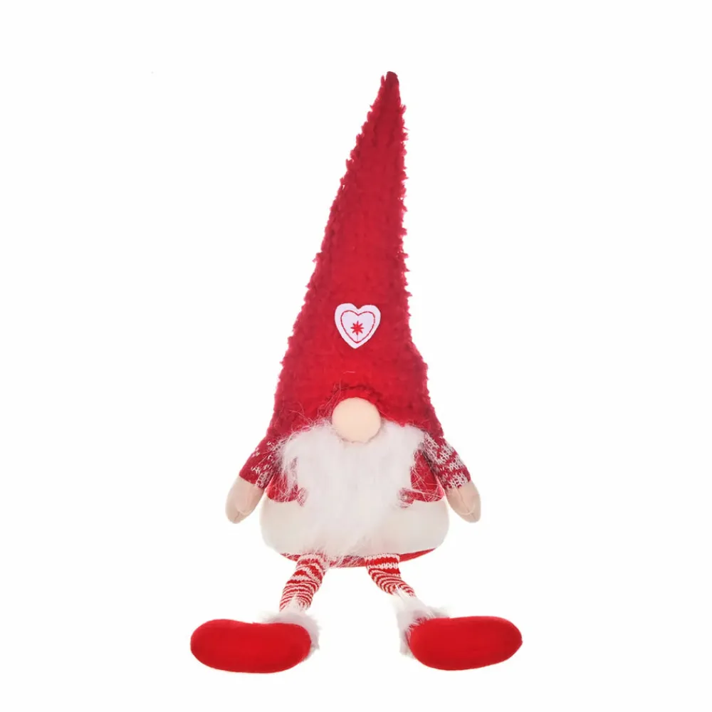 Outlet Home New Year Christmas Sitting Santa Plush Toy Decoration, 52cm, Multi Ornaments