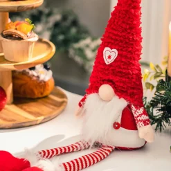 Outlet Home New Year Christmas Sitting Santa Plush Toy Decoration, 52cm, Multi Ornaments