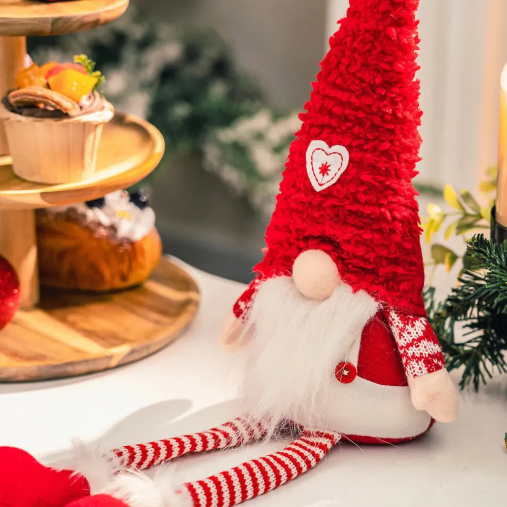 Outlet Home New Year Christmas Sitting Santa Plush Toy Decoration, 52cm, Multi Ornaments