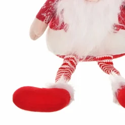 Outlet Home New Year Christmas Sitting Santa Plush Toy Decoration, 52cm, Multi Ornaments