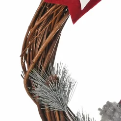 Outlet Home New Year Christmas Wreath, 45cm, Multi Ornaments